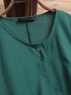 Women Vintage Cotton Tunic Baggy Long Sleeve Maxi Dress 21 Women Vintage Cotton Tunic Baggy Long Sleeve Maxi Dress -Zanzea Shop 7637331e af45 4e2b ba74 6de46cd51488