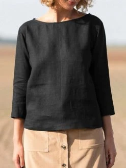 Solid Long Sleeve Casual Crew Neck Blouse For Women 18 Solid Long Sleeve Casual Crew Neck Blouse For Women -Zanzea Shop 778448b3 dc92 493c 9904 6ec47cec346d