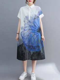 Flower Print Short Sleeve Pocket Button Lapel Dress 10 Flower Print Short Sleeve Pocket Button Lapel Dress -Zanzea Shop 7825f459 bee6 4e1e b4fe 7bf1d7ac1a60