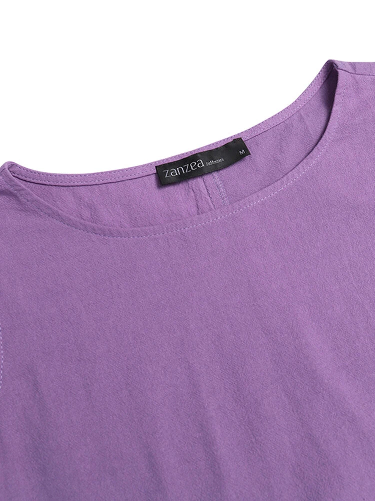 Solid Sleeveless Pocket Vintage Dress For Women 4 Solid Sleeveless Pocket Vintage Dress For Women - Image 4