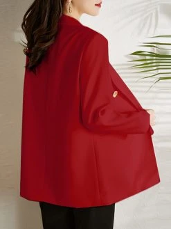 Solid Lapel Pocket Long Sleeve Button Casual Blazer 18 Solid Lapel Pocket Long Sleeve Button Casual Blazer -Zanzea Shop 85b1f3ed fc9b 42d9 b9f4 326a1f1814be