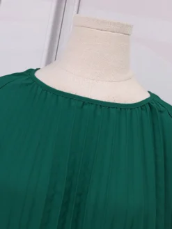 Women Solid Pleated Crew Neck Casual Short Sleeve Dress 13 Women Solid Pleated Crew Neck Casual Short Sleeve Dress -Zanzea Shop 85c56a81 501c 44a3 9b3b 1e25c9d6e4b9