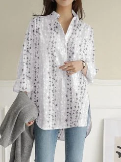 Women Floral Print Lapel High-Low Hem Long Sleeve Shirt 10 Women Floral Print Lapel High-Low Hem Long Sleeve Shirt -Zanzea Shop 865f4e06 6d25 4f1c b8b5 d9f74a6d58e2