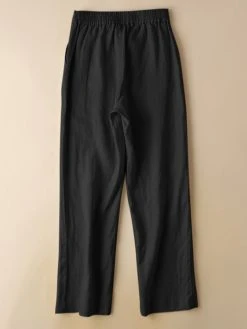 Solid Drawstring Waist Pocket Straight Leg Casual Pants 11 Solid Drawstring Waist Pocket Straight Leg Casual Pants -Zanzea Shop 92156889 127a 4b8d a317 cc9f151f9256