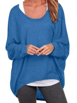 Casual Asymmetrical Solid Color Plus Size Blouse For Women -Zanzea Shop 932f3c3b e2f1 49e1 adb4 6c6feea1a4b3