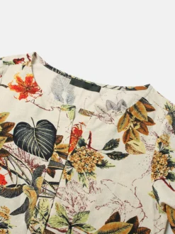 Floral Print Split O-neck Half Sleeve Casual Cotton Dress -Zanzea Shop 9689f22e ce6f 4bde 820b 2acb83d5d543