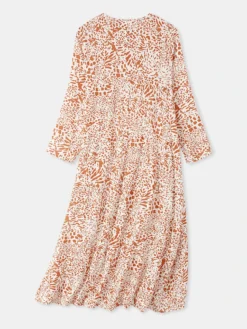 Vintage Print Pocket Long Sleeve O-neck Maxi Dress For Women -Zanzea Shop 96e9cc81 c82b 4aa4 8b9a 0a5507d1e3e1