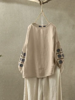 Vintage Embroidery Long Sleeve Plus Size Blouse 6 Vintage Embroidery Long Sleeve Plus Size Blouse -Zanzea Shop 97194393 51cd 49d5 b6e6 8ce80be22393