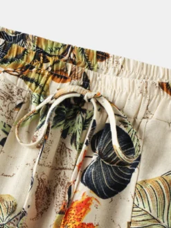 Floral Print Drawstring Wide Leg Plus Size Pants For Women -Zanzea Shop 9b409aaa be9b 45cb 9d4c 7a49906a54ff