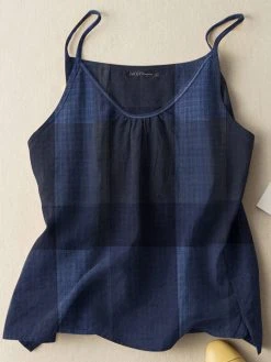 Women Vintage Plaid Casual Spaghetti Strap Cami -Zanzea Shop 9ca4c13b 676b 41b3 af78 1da6468cb2f3