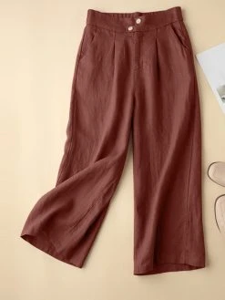 Solid Pocket Zip Front Elastic Waist Straight Leg Pants 8 Solid Pocket Zip Front Elastic Waist Straight Leg Pants -Zanzea Shop 9dafba3f 41c5 4b79 9d18 386963d260f7