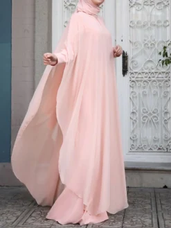 Plus Size Muslim Double Layer Two-piece Chiffon Maxi Dress -Zanzea Shop 9df270b9 7b6b 41e0 b787 0f651e7e8c5f