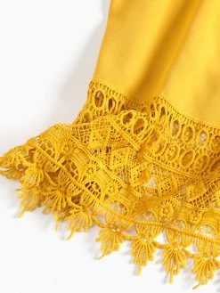 Women Lace Patchwork Hem Tie Straps Casual Cami -Zanzea Shop a002cdb1 a935 47a4 90b8 d48c73c41f75