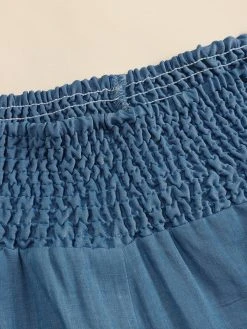 Solid Shirred High Waist Loose Wide Leg Pants -Zanzea Shop a16c8366 1de9 4936 9898 18797fceb1f0