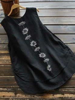 Women Floral Print Sleeveless Crew Neck Tank Top 8 Women Floral Print Sleeveless Crew Neck Tank Top -Zanzea Shop a30e7055 87e4 474f 8ead 5d58b542fba1