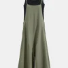 Casual Solid Color Spaghetti Strap Jumpsuits For Women