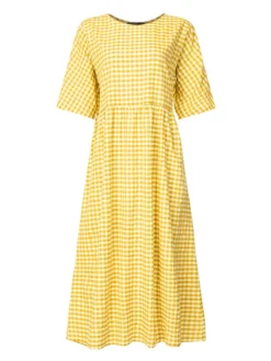 Casual Plaid Print Crewneck Short Sleeve Plus Size Dress 11 Casual Plaid Print Crewneck Short Sleeve Plus Size Dress -Zanzea Shop a5267b58 8270 45e3 90f0 05c01804d1c9