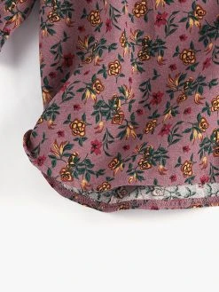 Women Ditsy Floral Print Stand Collar Half Button Cotton Blouse -Zanzea Shop a9b9a492 0249 4f50 b18a b2d40db93225