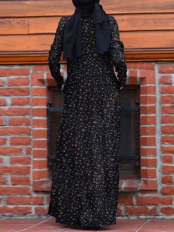 Floral Print Pocket Long Sleeve Casual Maxi Dress For Women -Zanzea Shop aadd8c23 5f26 426f a1ac 79a0b5a6fbeb