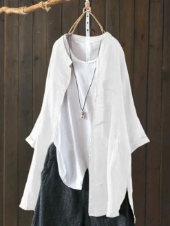 Vintage Solid Color High Low Plus Size Long Shirt 10 Vintage Solid Color High Low Plus Size Long Shirt -Zanzea Shop ae4ccfb6 b84b 4779 8932 836a7cb55bdd