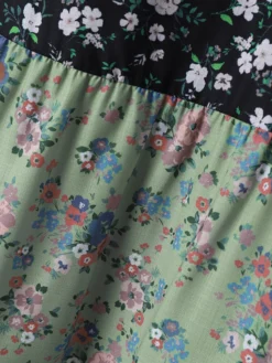 Women Ditsy Floral Print Color Block Patchwork Sleeveless Dress 8 Women Ditsy Floral Print Color Block Patchwork Sleeveless Dress -Zanzea Shop b4845be1 75da 4865 9733 92d5236da3f5