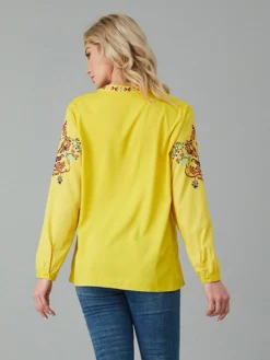 Floral Print V-neck Long Sleeve Plus Size Casual Blouse -Zanzea Shop b8410dcd 7509 40c0 af91 e2fbf843c548