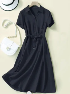 Solid Pocket Button Lapel Short Sleeve Shirt Dress With Belt 10 Solid Pocket Button Lapel Short Sleeve Shirt Dress With Belt -Zanzea Shop ba36a99f 06e6 4b4a ae4f 510a987b6480