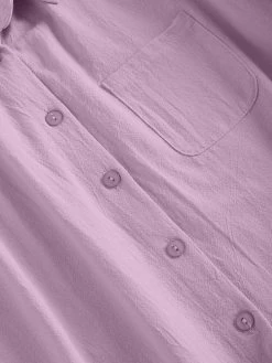 Solid Pocket Button Front Lapel 3/4 Sleeve Loose Blouse -Zanzea Shop be9d53ad 7ec4 4fba b3a6 2f12345732e0