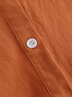 Solid Tie Back Button Front Short Sleeve Stand Collar Dress -Zanzea Shop beb5b7e9 1c89 45c4 84cf 804e5ba1132b