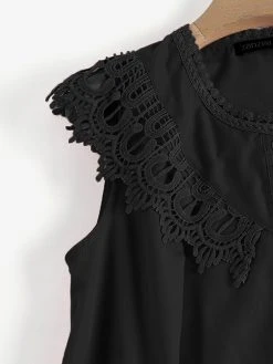 Women Lace Splice Button Front Casual Sleeveless Tank Top 21 Women Lace Splice Button Front Casual Sleeveless Tank Top -Zanzea Shop bed0c79c 903c 4451 9531 82627e7b462f