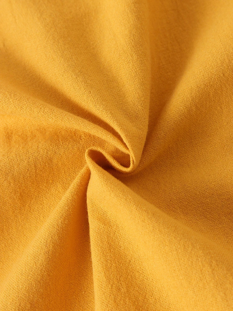 Button Embroidery O-neck Sleeveless Patchwork Vintage Tank Top 7 Button Embroidery O-neck Sleeveless Patchwork Vintage Tank Top - Image 7