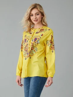 Floral Print V-neck Long Sleeve Plus Size Casual Blouse -Zanzea Shop c0c45bd7 ec7c 4bfe 828e 88fb5a4ab3d3