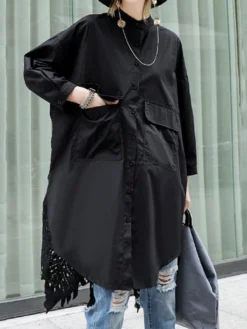 Lace Crochet Long Sleeve Irregular Trim Plus Size Long Shirt 16 Lace Crochet Long Sleeve Irregular Trim Plus Size Long Shirt -Zanzea Shop c49ac5b4 e219 4d66 b60e b6769638a5e8