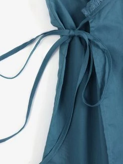 Women Plain Wrap Tie Side Cotton Spaghetti Strap Cami -Zanzea Shop c74dfc34 1b68 46f9 84cd c7b70475ce0c