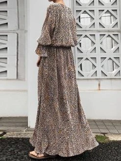 Floral Print Long Bell Sleeve Crew Neck Slit Maxi Dress 16 Floral Print Long Bell Sleeve Crew Neck Slit Maxi Dress -Zanzea Shop c7a67a78 1396 4b53 8dee 5bdad8d36b17
