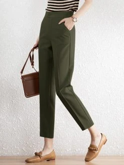 Women Solid Pocket Zip Button Front Tailored Pants 20 Women Solid Pocket Zip Button Front Tailored Pants -Zanzea Shop ce0e2a29 8b8f 4883 a23c 1b1eabdbd307