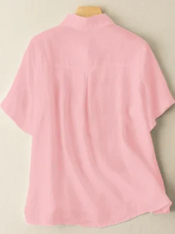 Flower Painted Loose Lapel Short Sleeve Casual Shirt -Zanzea Shop d328ee24 98fe 4d27 8fb4 3373cf0c3142