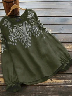 Embroidery Lace Long Sleeve Plus Size Vintage Blouse 9 Embroidery Lace Long Sleeve Plus Size Vintage Blouse -Zanzea Shop d5933130 54c6 405f 995c fde3a88a122f