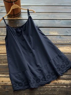 Embroidery Patchwork Adjustable Strap Cami For Women -Zanzea Shop d60f3772 2596 47b6 8a62 5774e189fbb7