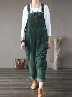 Solid Color Button Pockets Sleeveless Corduroy Jumpsuits 9 Solid Color Button Pockets Sleeveless Corduroy Jumpsuits -Zanzea Shop d7906033 e6b5 4826 b455 d468bbb92924