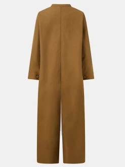 Solid Color Plain Button Pocket Long Sleeve Casual Jumpsuit For Women 12 Solid Color Plain Button Pocket Long Sleeve Casual Jumpsuit For Women -Zanzea Shop d8fb71fa b83e 4059 a693 924e25ea75b6