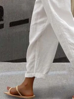 Women Cotton Solid Drawstring Waist Casual Pants With Pocket 6 Women Cotton Solid Drawstring Waist Casual Pants With Pocket -Zanzea Shop dd3d19a2 71bc 4661 b54f 2a9b41569eec