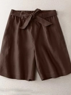 Solid Casual Wide Leg Shorts With Belt For Women -Zanzea Shop df00fd09 7bfe 4ce9 b94e 1b449438670b