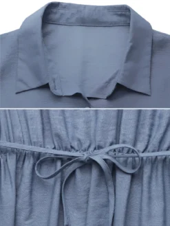 Ethnic Solid Color Pocket Button Long Sleeve Lapel Maxi Dress 7 Ethnic Solid Color Pocket Button Long Sleeve Lapel Maxi Dress -Zanzea Shop e02aaade b0bb 4f97 a137 70d1f2c9eb4d