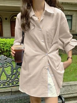 Stripe Long Sleeve Pocket Button Front Lapel Loose Shirt 17 Stripe Long Sleeve Pocket Button Front Lapel Loose Shirt -Zanzea Shop e39742d2 ee8d 4edf 891a 4b0c3e07f128