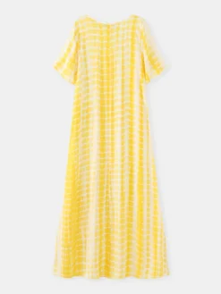 Tie Dye Plaid Print V-neck Plus Size Long Dress For Women -Zanzea Shop e3def486 ad93 470a a8db 8fee631fd721