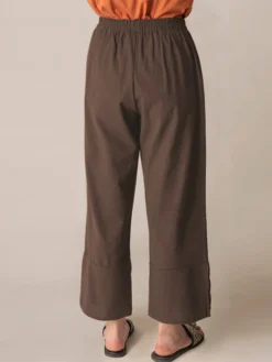 Casual Solid Color Elastic Waist Plus Size Pants With Pockets -Zanzea Shop e70dc548 bd56 4aac a0b0 316428cead04