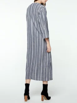 Casual Side Split Striped Maternity Dress For Women -Zanzea Shop e7f0acd9 97a8 44fa bbf4 42b31d2f1c8f
