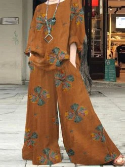 Flower Print Pocket Long Sleeve Two Pieces Suit 7 Flower Print Pocket Long Sleeve Two Pieces Suit -Zanzea Shop e973f90c a53f 418e 94a4 b8a5546d84dd