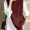 Contrast Patchwork Long Sleeve Crew Neck Casual Blouse